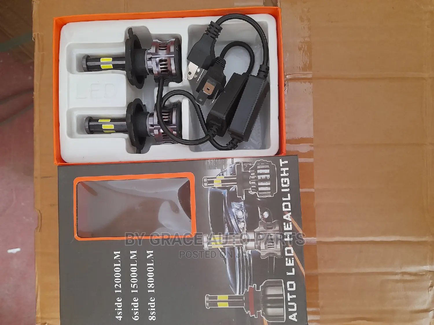 Brightest Headlight Bulb 12v and 24v 6 Sided Filament.