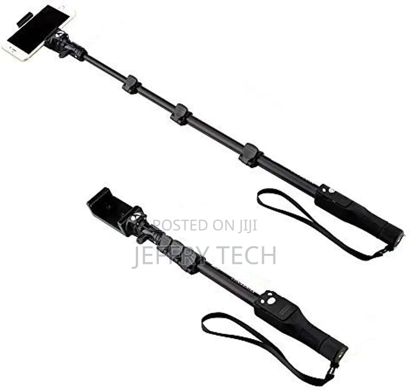 Yunteng YT-1288 Selfie Stick for Mobile Phones - Black