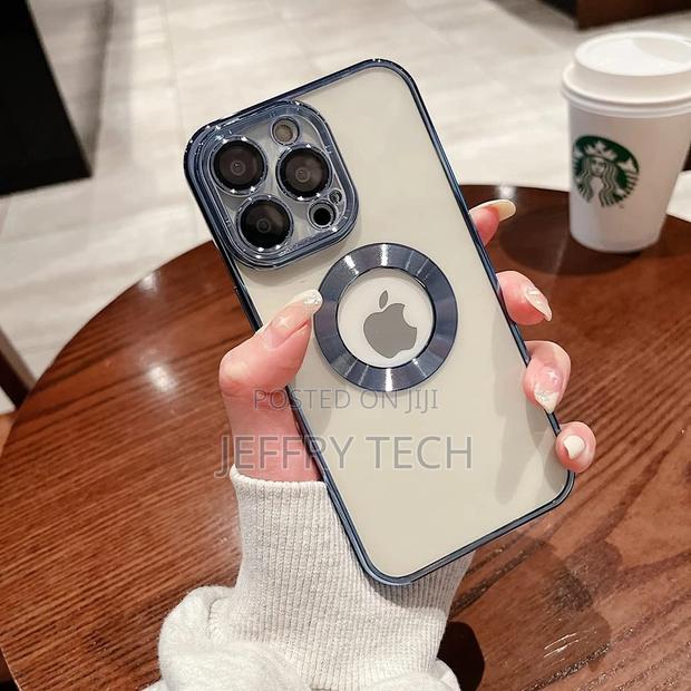 iPhone 12 Pro Max Case With Camera Lens Protector, Logo View - main view