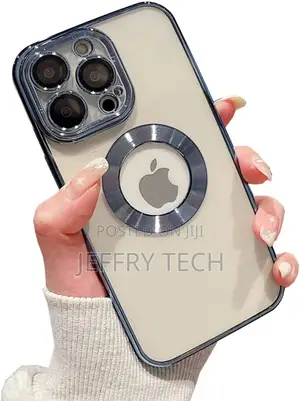 iPhone 12 Pro Max Case With Camera Lens Protector, Logo View