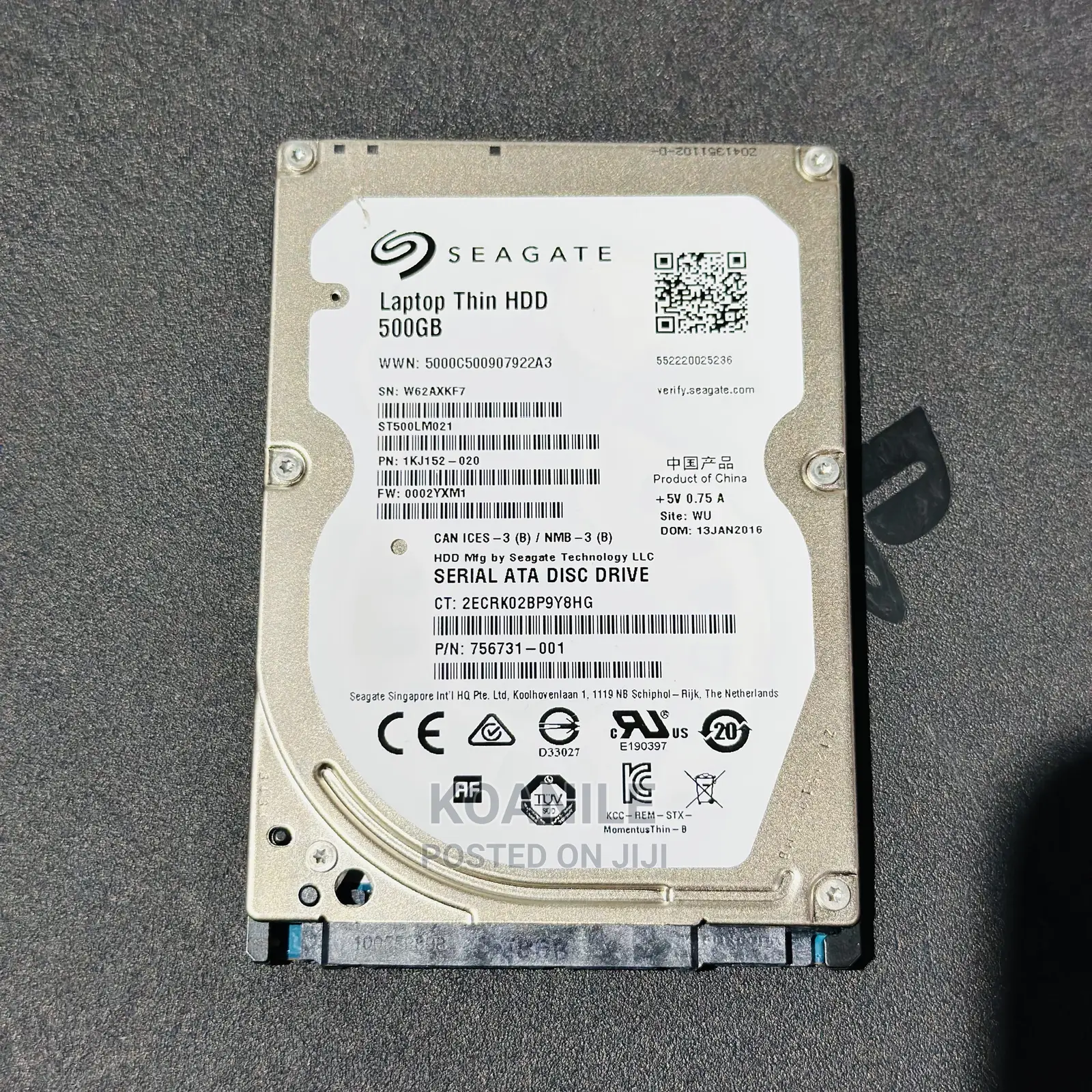 Seagate 500gb Laptop PS4 Thin Harddisk Harddrive