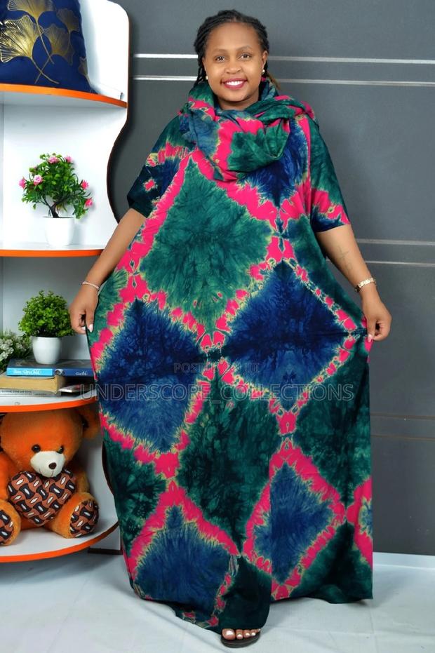 Plus Size Fitting Cotton Dera With Mutandio Set - thumbnail 2