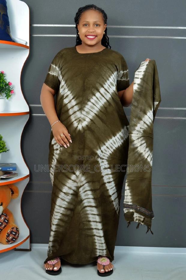 Plus Size Fitting Cotton Dera With Mutandio Set - thumbnail 8