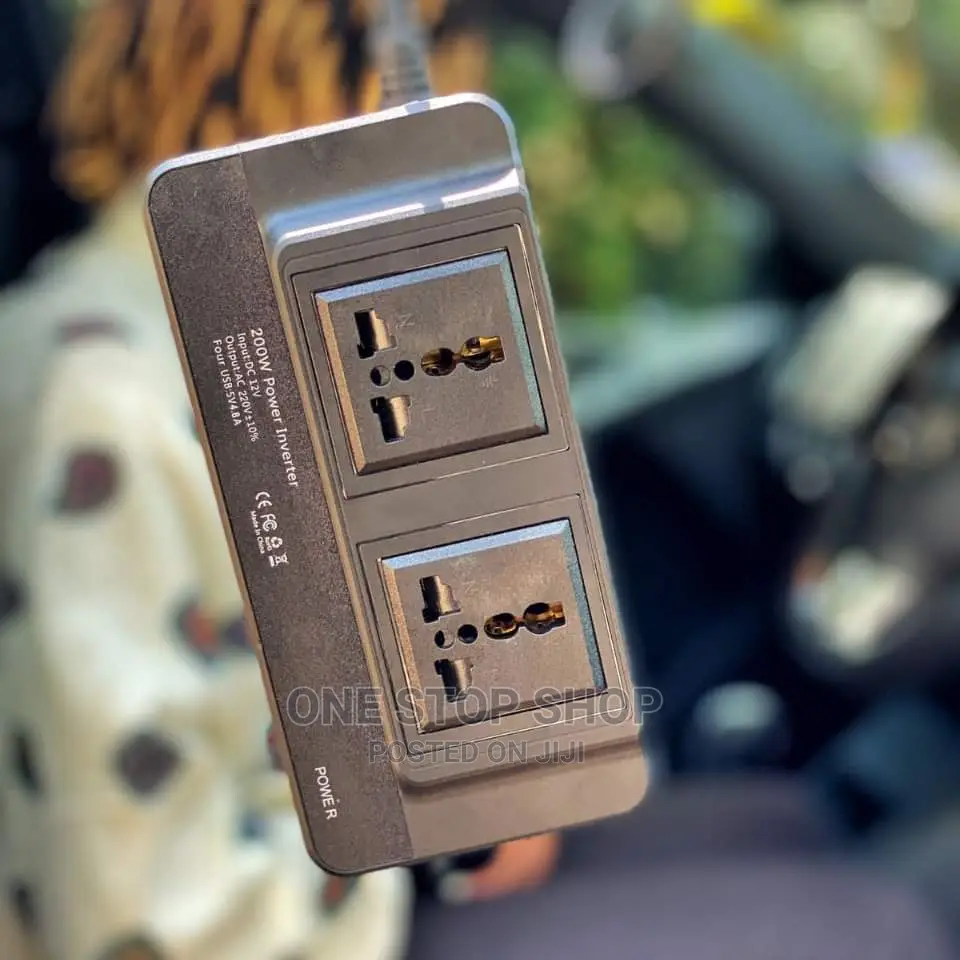 200watts Car Charging Power Inverter With 4usb Ports