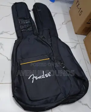 Black Padded 0.3 Inch Bass Guitar Bag, Soft Case