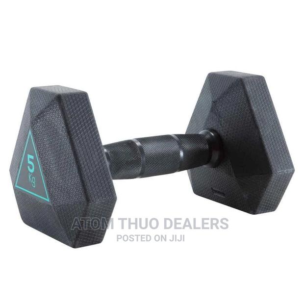 5kg Hexagonal Dumbbells - main view