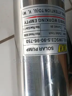 Kunda 90m Head Solar Pump 750w Outlet 1inch