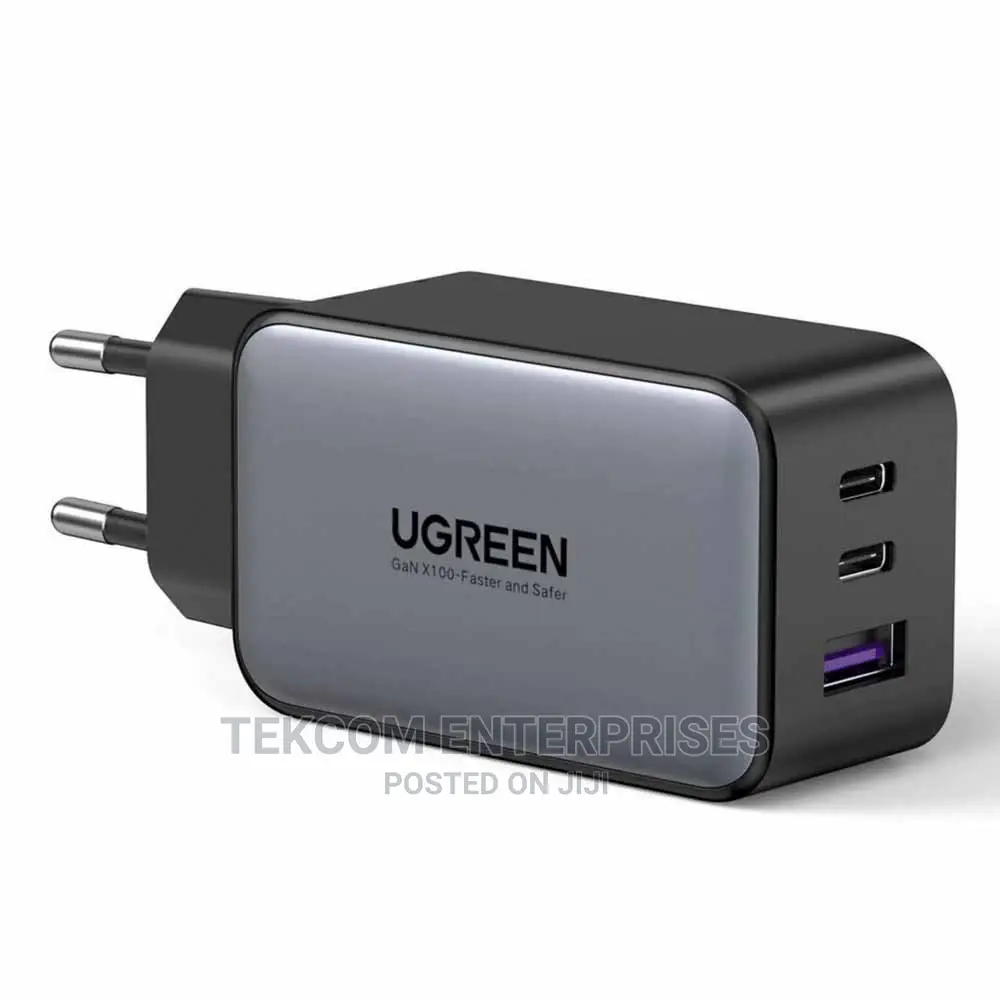 UGREEN USB-A+2*USB-C 65W Gan Tech Fast Charger