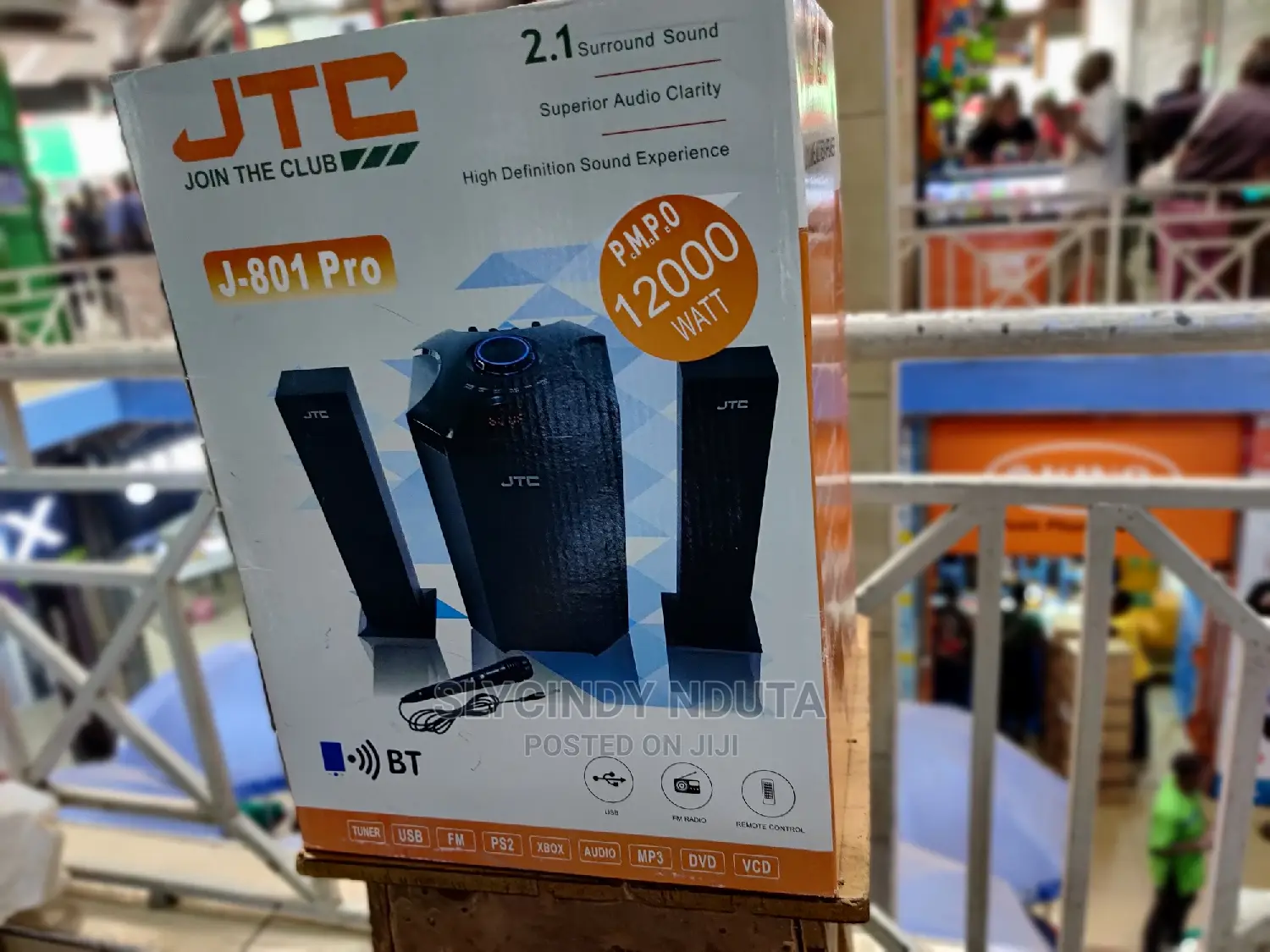 JTC J-801pro 2.1 Surround Sound Speaker