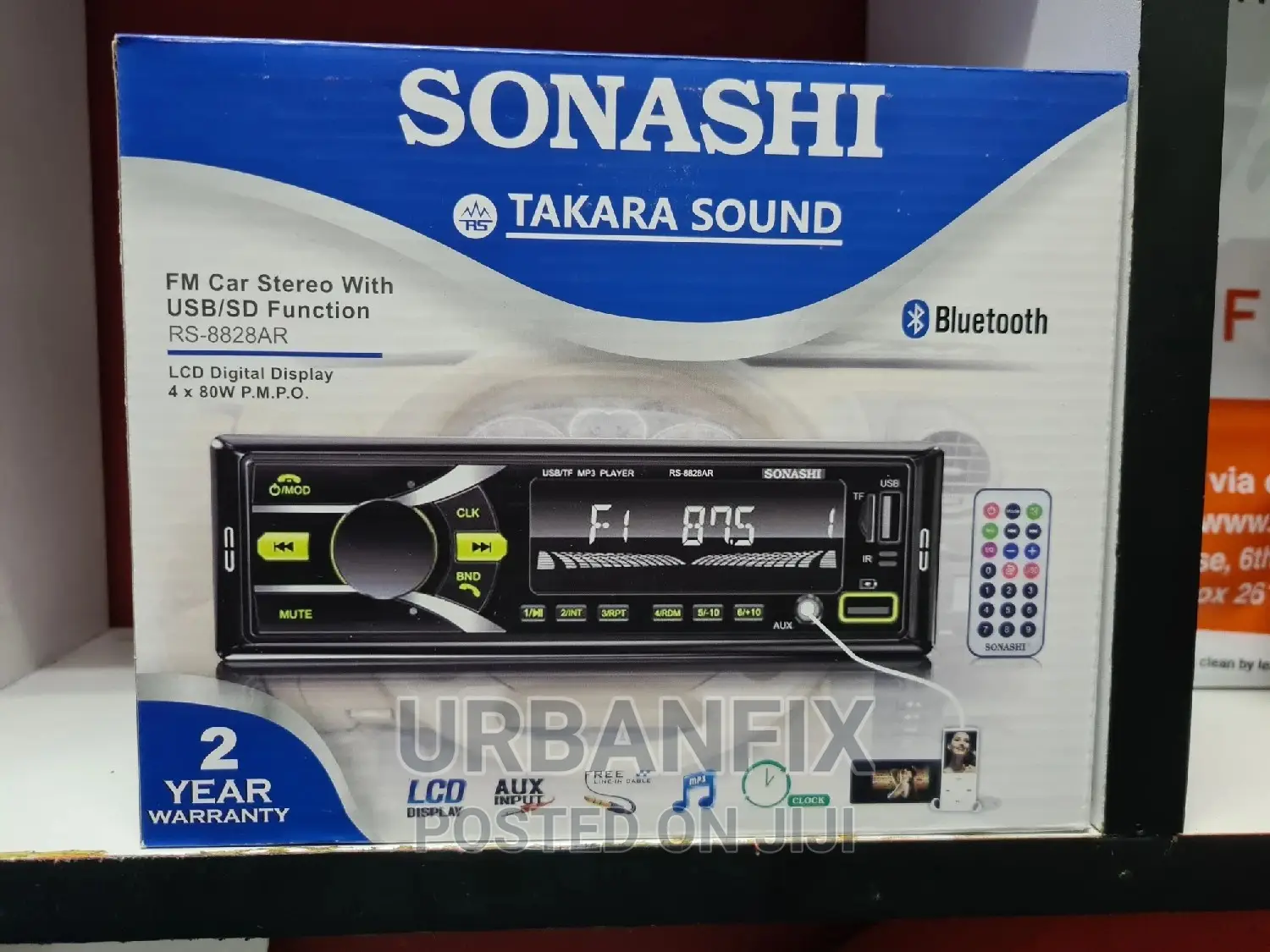 Sonashi Bluetooth Car Radio With Fm, Usb