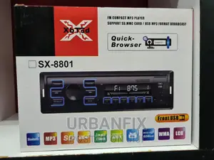 Single Din Car Bluetooth Radio With Fm, Usb, Aux