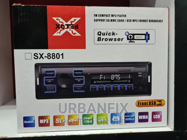 Single Din Car Bluetooth Radio With Fm, Usb, Aux