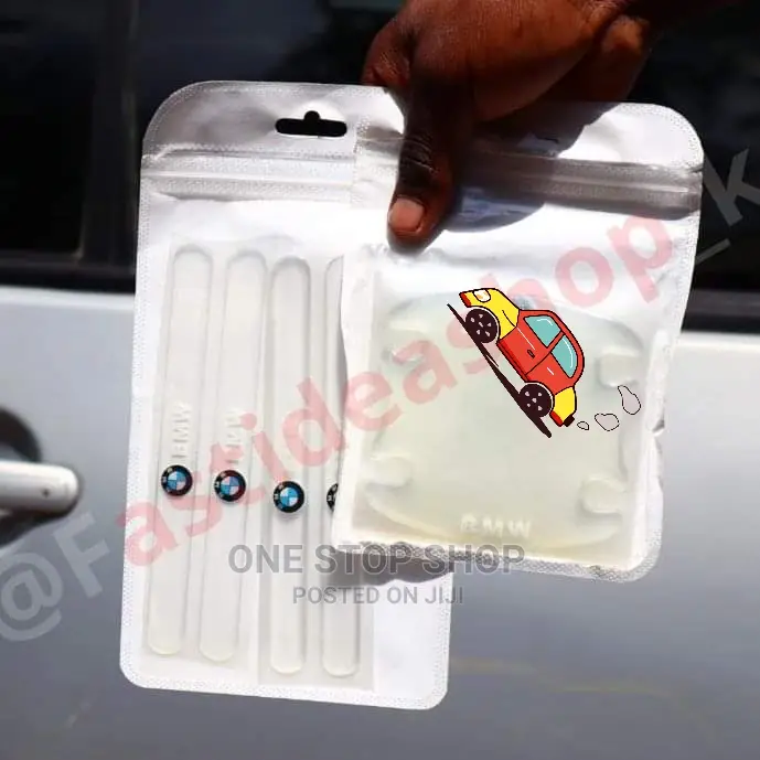 4pcs BMW Branded Scratch Guard Door Hand Stickers