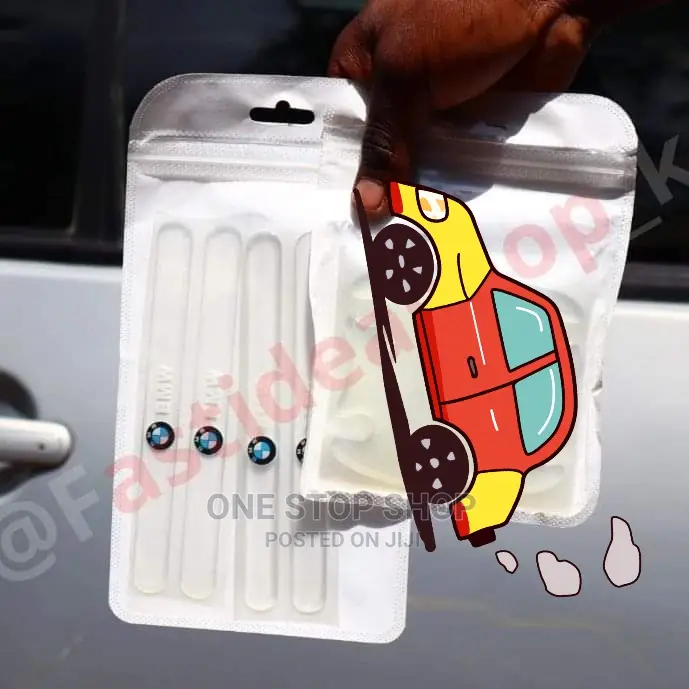 4pcs BMW Branded Scratch Guard Door Hand Stickers