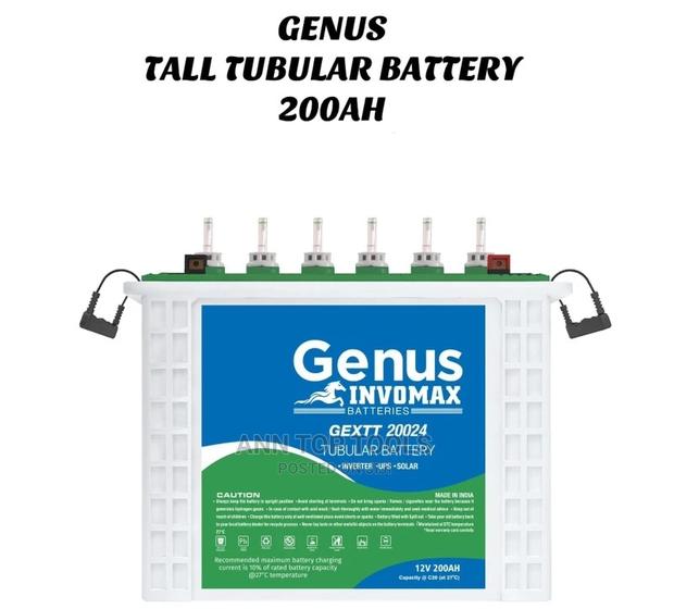 Genius Tall Turbular Battery 200 Ah - main view