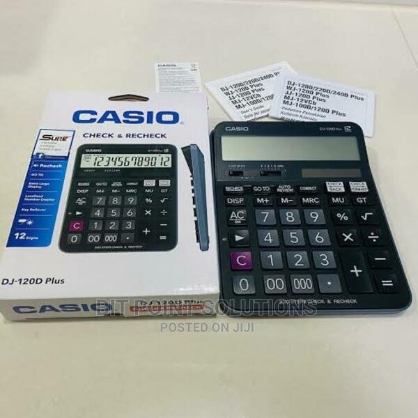 Dj 120D Plus Casio Calculator - main view