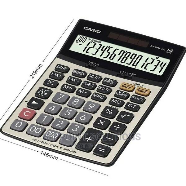 Dj 240D Plus Casio Calculator Dj 240D ^ - main view