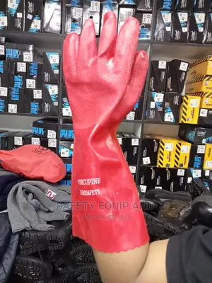 Red Pvc Rubber Groves