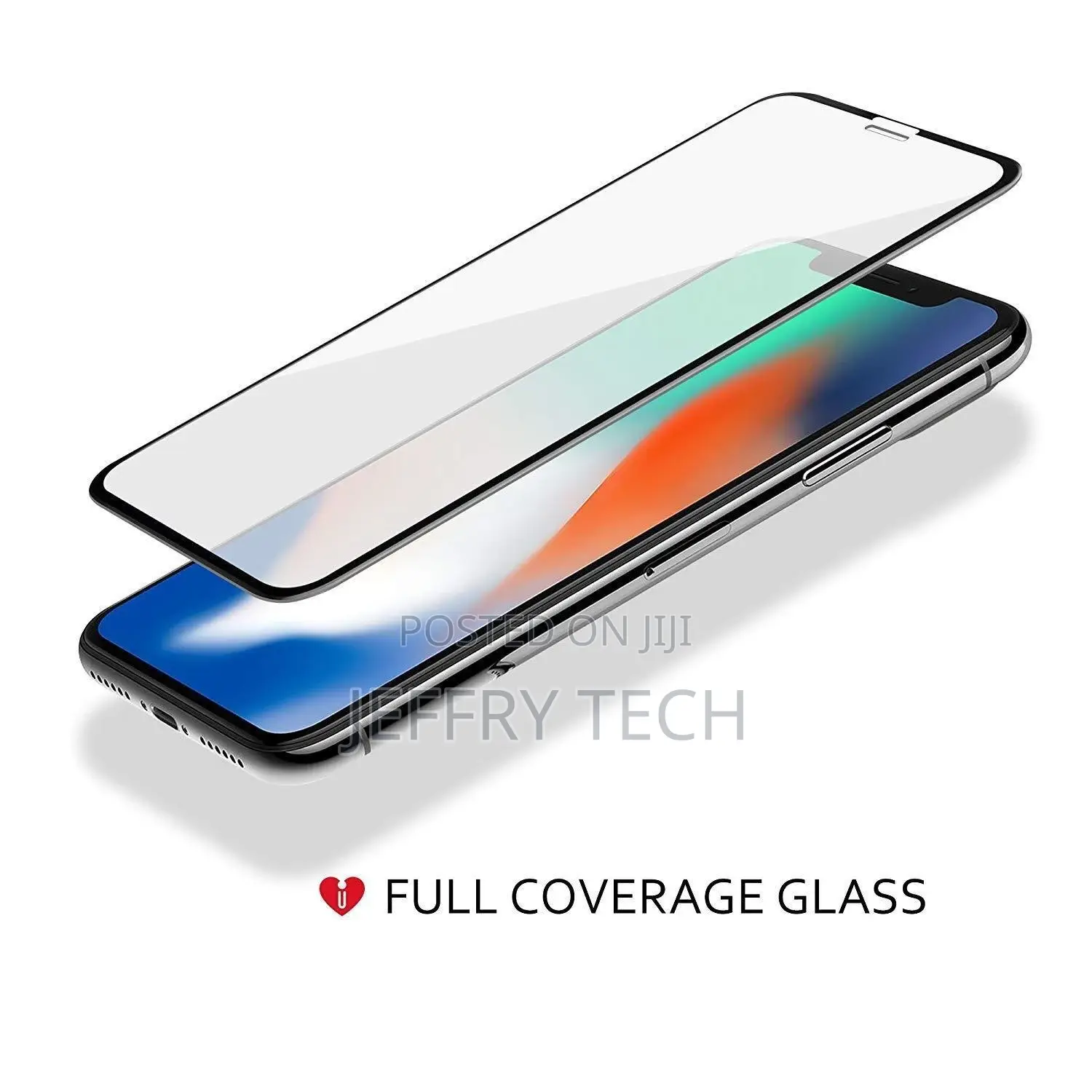 iPhone Xs Max 2018 10D Curved Tempered Glass Screen Protect