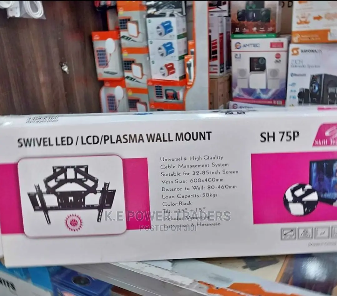 Double Swivel 85 Inch TV Wall Mount