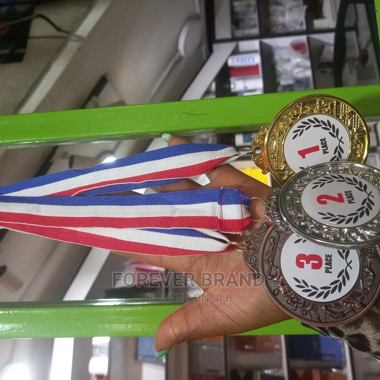 Medals(Gold,Bronze and Silver)