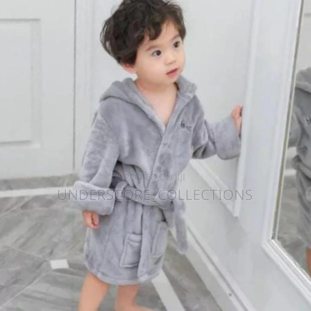 High Quality Ultra Soft *Fleece Flannel Kids* *Bathrobe*