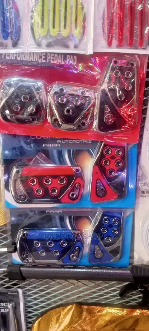 Black,Red,Blue Manual Classy Nonslip Pedal Covers
