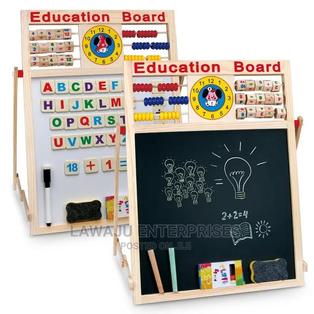 Wooden Multifunctional Drawing Writing Kids Board Toy