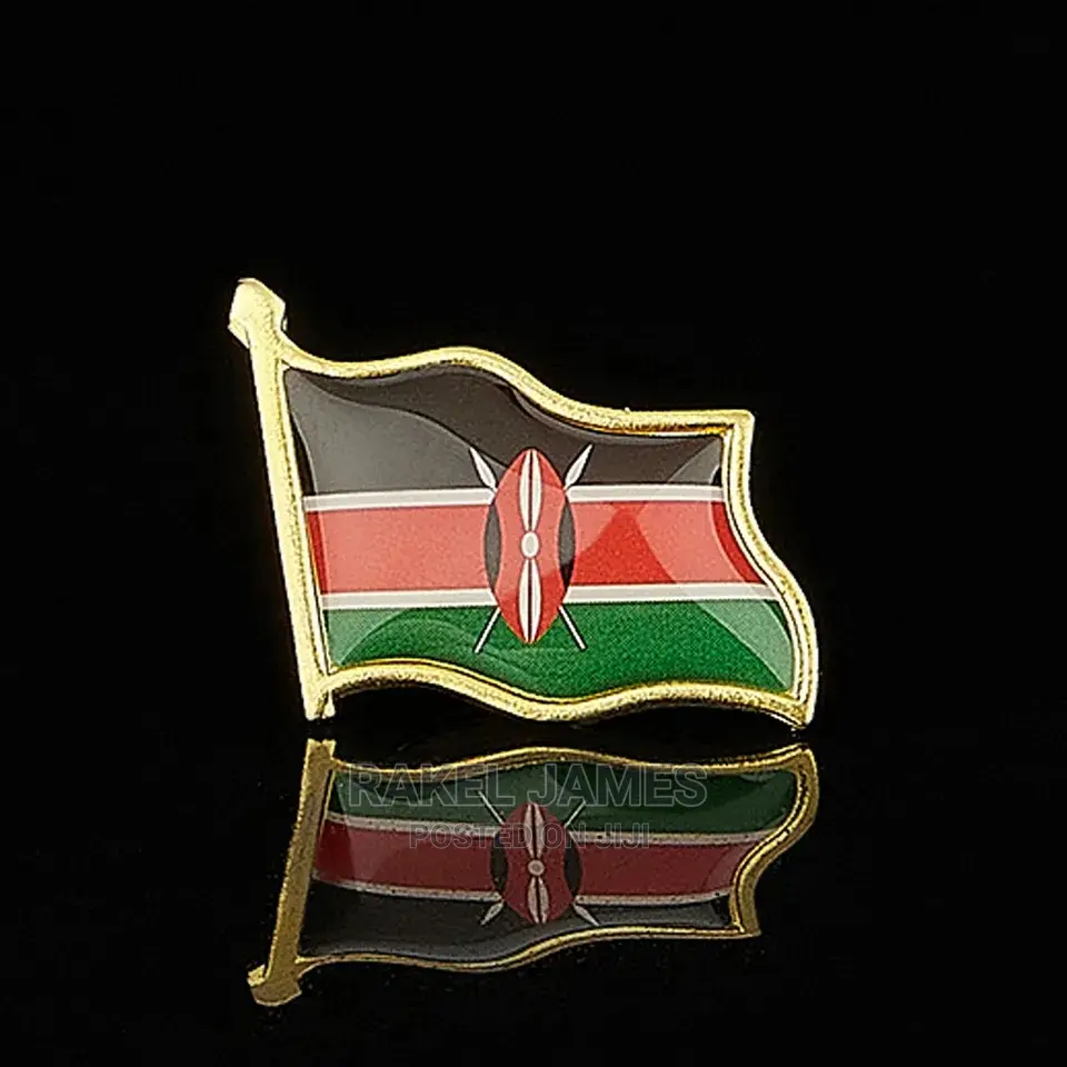 Kenyan Flag Brooch