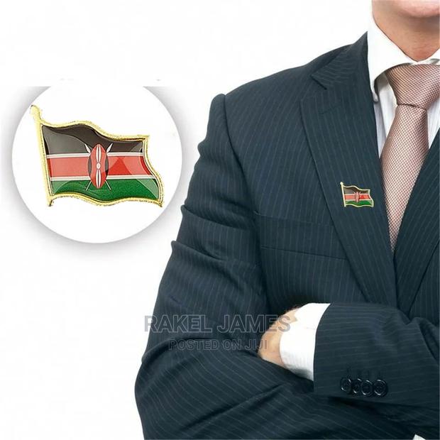 Kenyan Flag Brooch