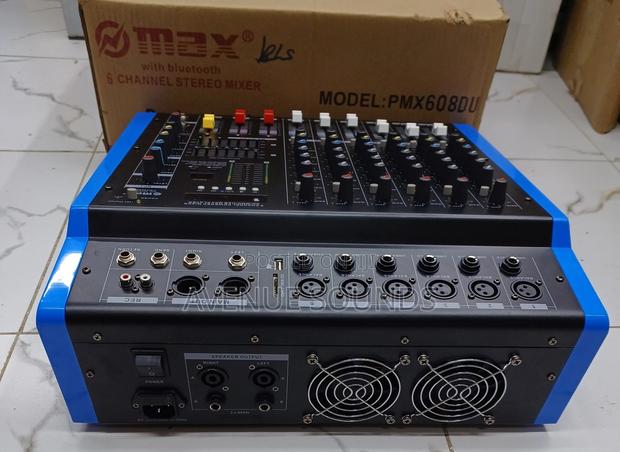 Max Professional Bluetooth Powered Mixer 6 Channel