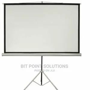 Projector Screen 180×180cm Tripod _