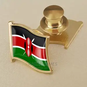 Kenyan Flag Brooche
