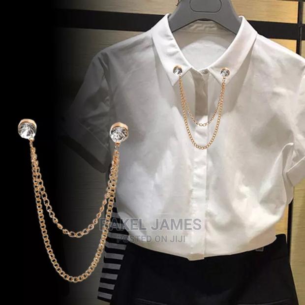 Men/Women Collar Chain Brooches