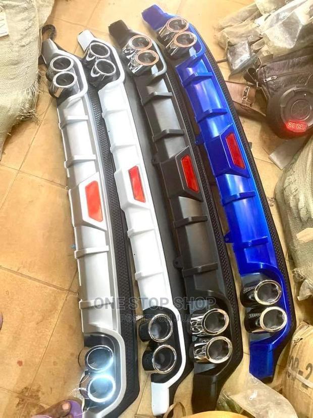 Car Colored Rear Universal Fit Diffuser Kit - main view