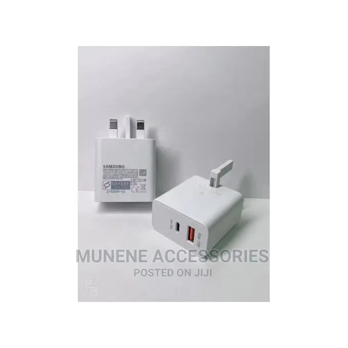 Samsung 35W PD USB Type C - Type C Fast Charger DUO Adapter