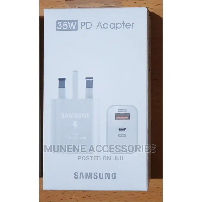 Samsung 35W PD USB Type C - Type C Fast Charger DUO Adapter