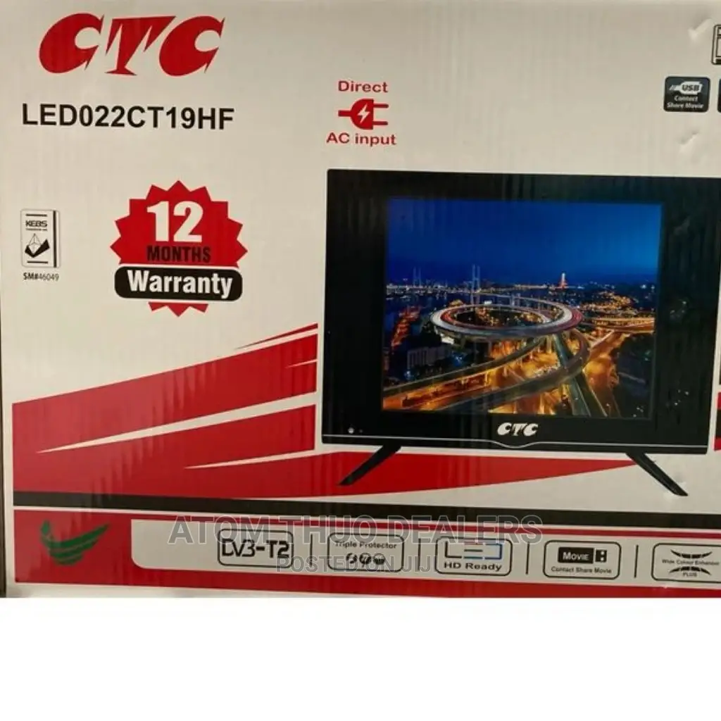 Ctc Tv 22 Inches Brand New
