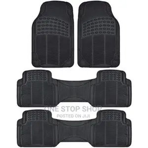 7 Seater Black Flat Mats
