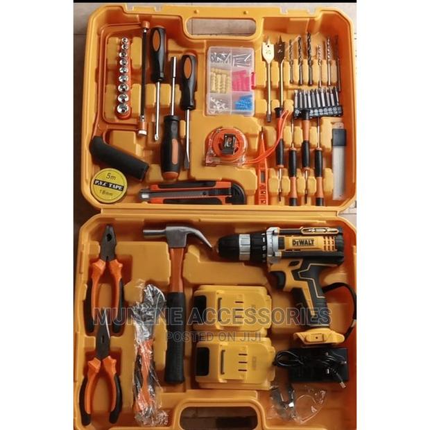 Dewalt 129pc 48v Cordless Electric Drill 2 Rechargeable Batteries - main view