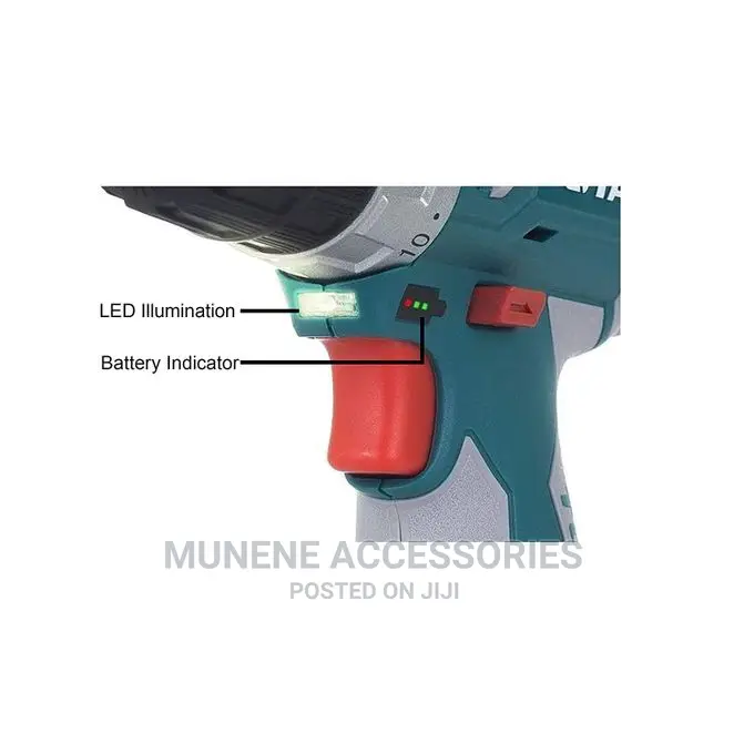 TOTAL 12V Cordless Brushless Li-Ion Drill 1 Battery