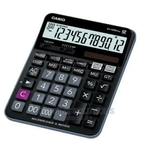 Casio Dj 120D Plus Calculator ' Dj 120D Plus TM
