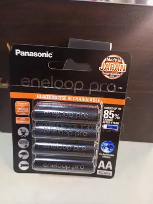 4x Panasonic Eneloop Pro Aa Rechargeable Batteries