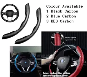 Carbon Fiber Pattern Antiskid Steering Cover