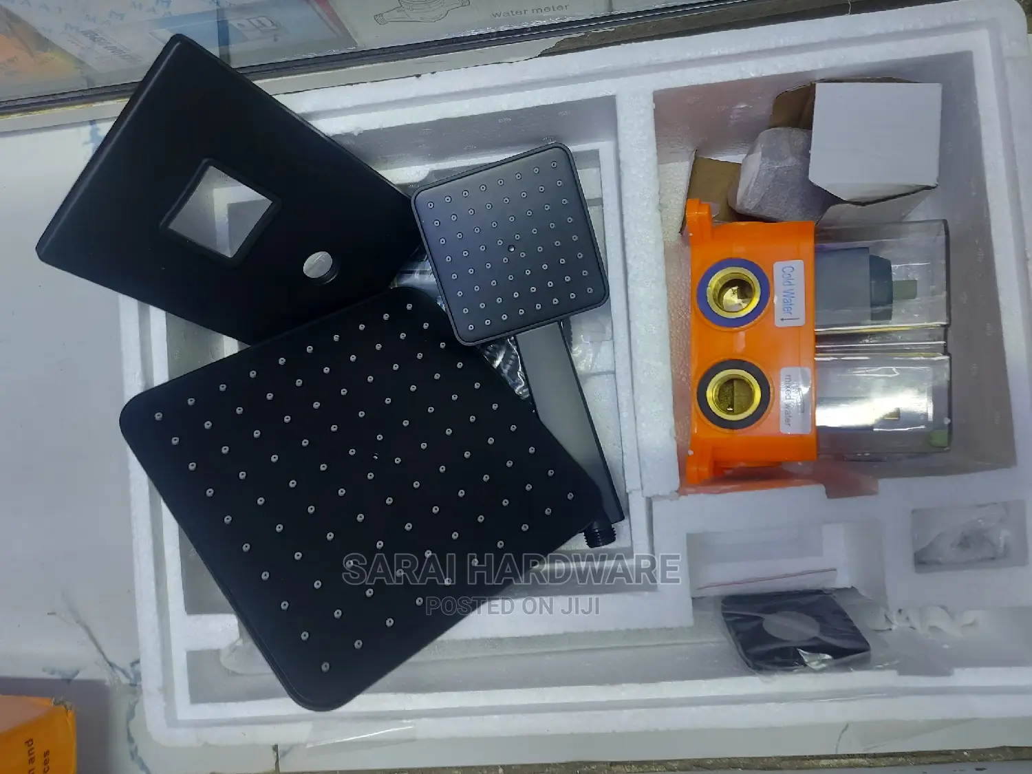 5 Way Concealed Shower Mixer Black in Nairobi Central Plumbing