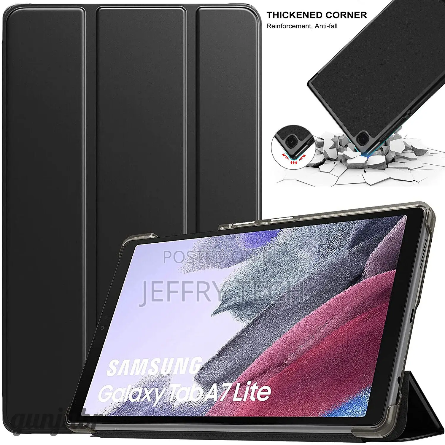 Samsung Case Galaxy Tab A7 Lite 8.7" Leather Smart Cover Sta