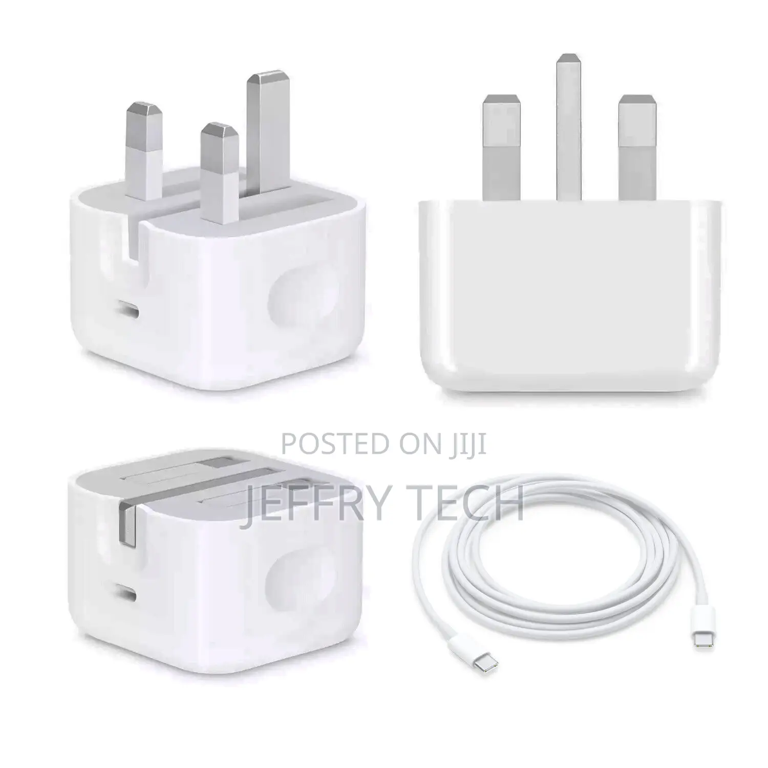 Apple 20 Watt Power Adapter Charger USB-C to USB-C Cable Fo