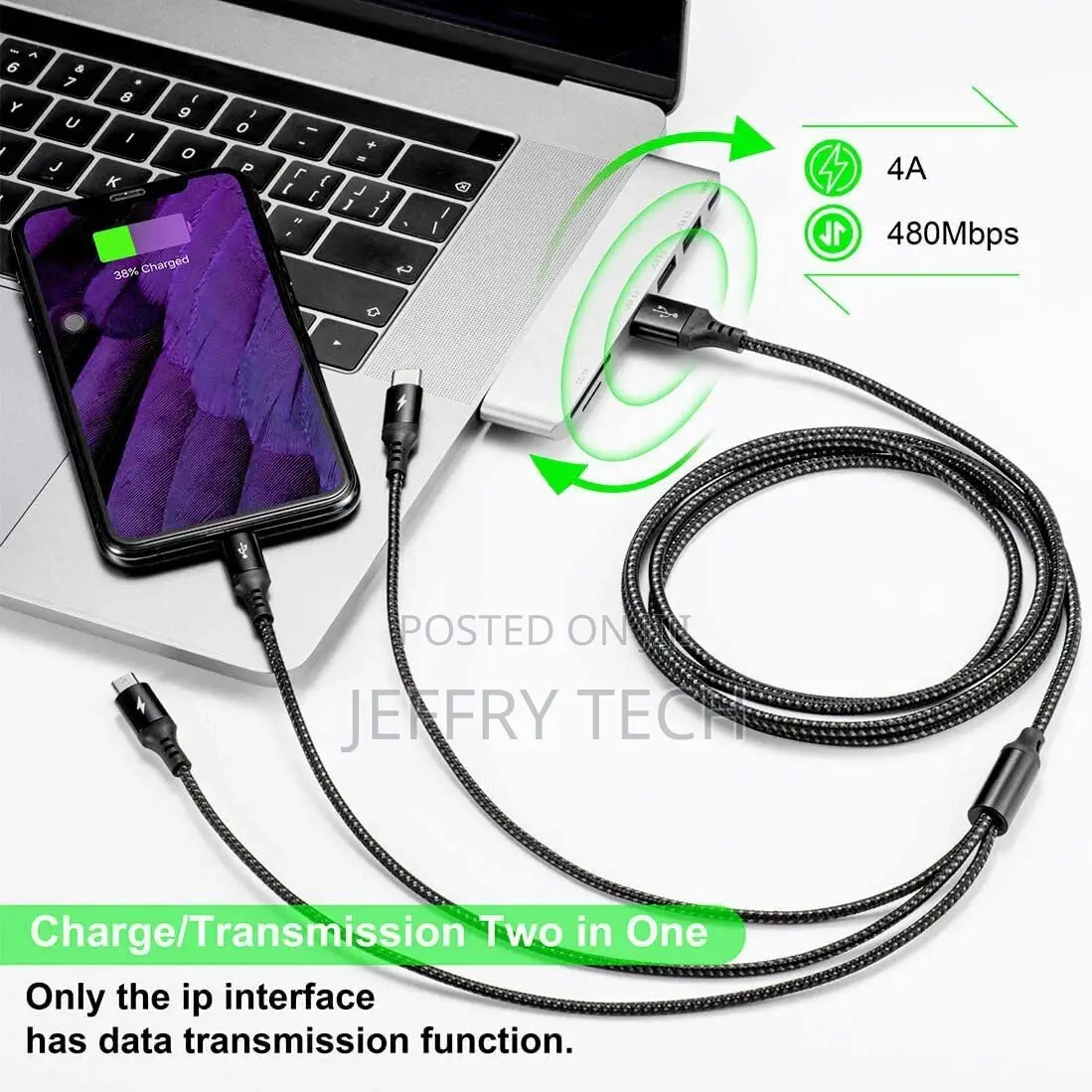 2 Packs Multi Charging Cable