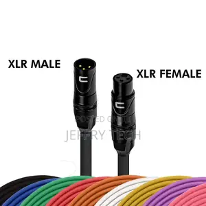 3 Pin XLR Male to Female Balanced Cable - Custom Length Colo