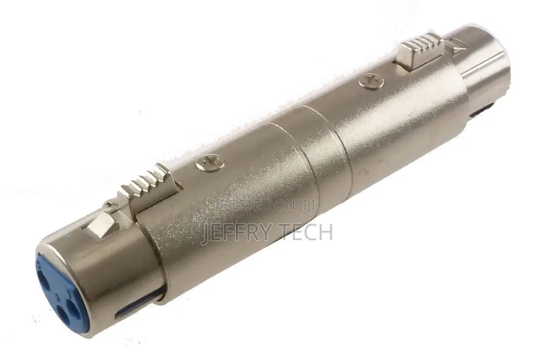 3pin XLR Female to Female Coupler Gender Changer Microphone